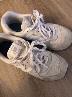 New Balance Off-White/Taupe 574 Retro Running Sneakersi